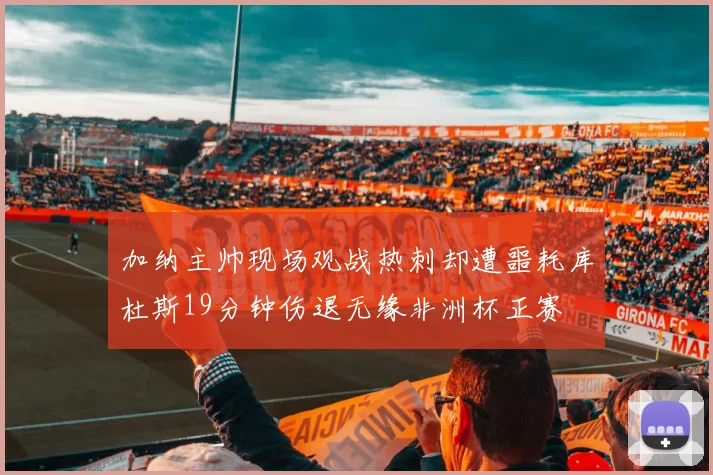 加纳主帅现场观战热刺却遭噩耗库杜斯19分钟伤退无缘非洲杯正赛